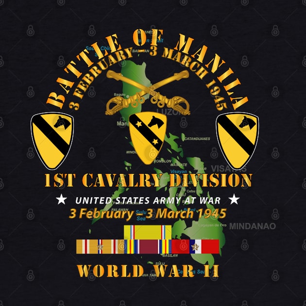 Battle for Manila - 1st Cavalry Division w PAC - PHIL SVC by twix123844